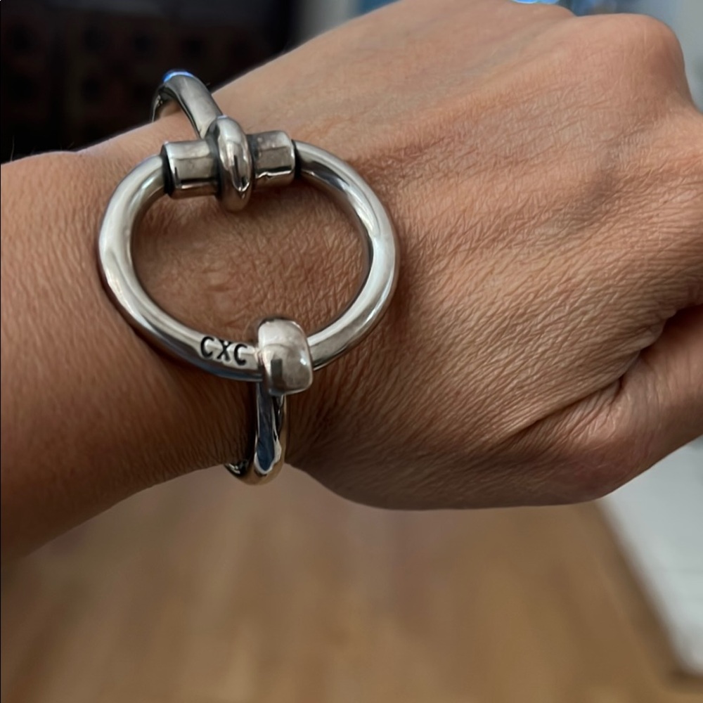 Silver CXC Bracelet